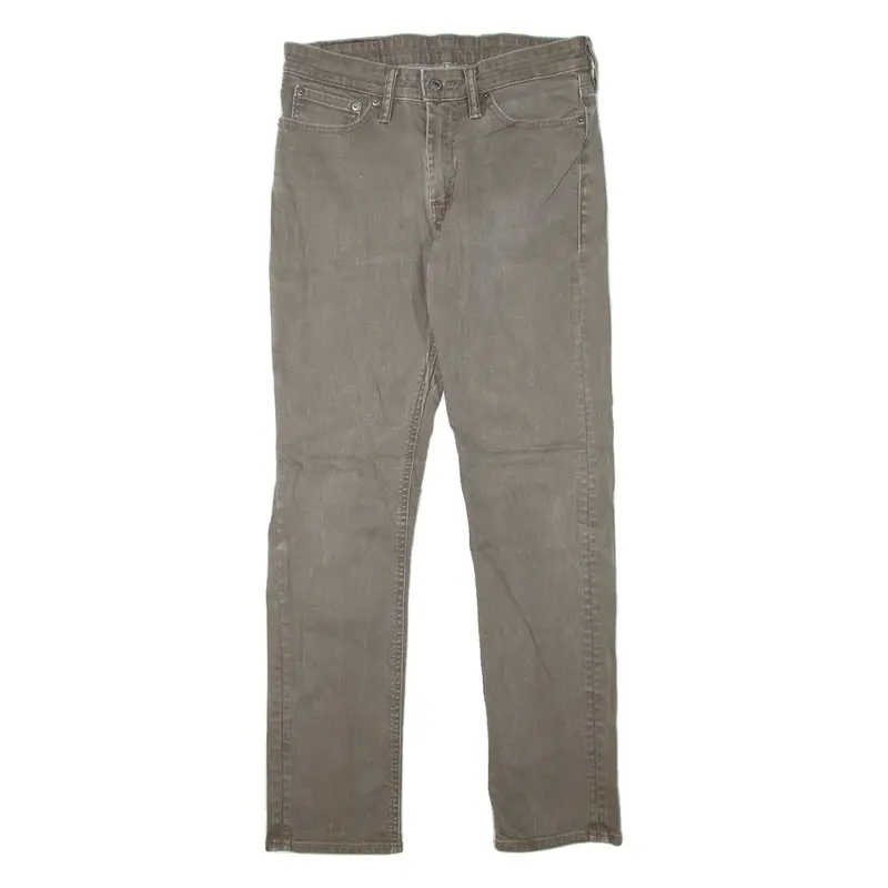 LEVI'S 511 Jeans Mens Grey Slim Straight W32 L32