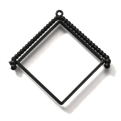 Alloy Open Back Bezel Pendants