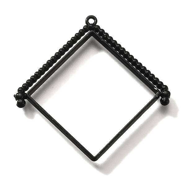 Alloy Open Back Bezel Pendants