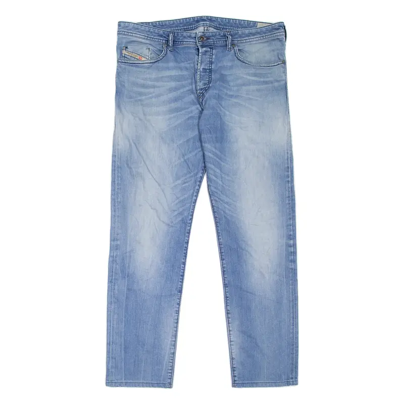 DIESEL Buster Mens Jeans Blue Slim Tapered Stone Wash W38 L31