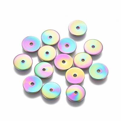Ion Plating(IP) 304 Stainless Steel Spacer Beads
