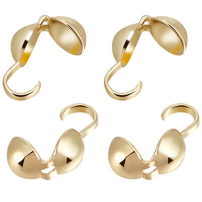 100Pcs Brass Bead Tips