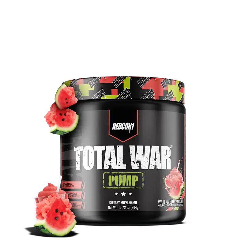 REDCON1 Non Stim & Caffeine Free Pre Workout Powder for Women & Men - Total War Pump - with L-Citrulline, Beta Alanine & More...