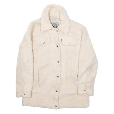 LEVI'S Sherpa Womens Jacket Cream S