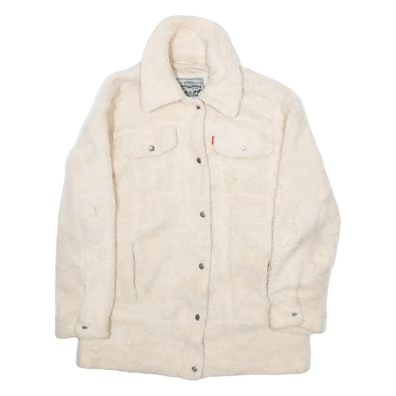 LEVI'S Sherpa Womens Jacket Cream S