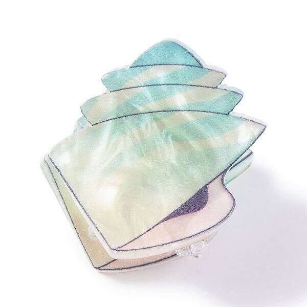 Cute Mini Conch Acrylic Claw Hair Clips