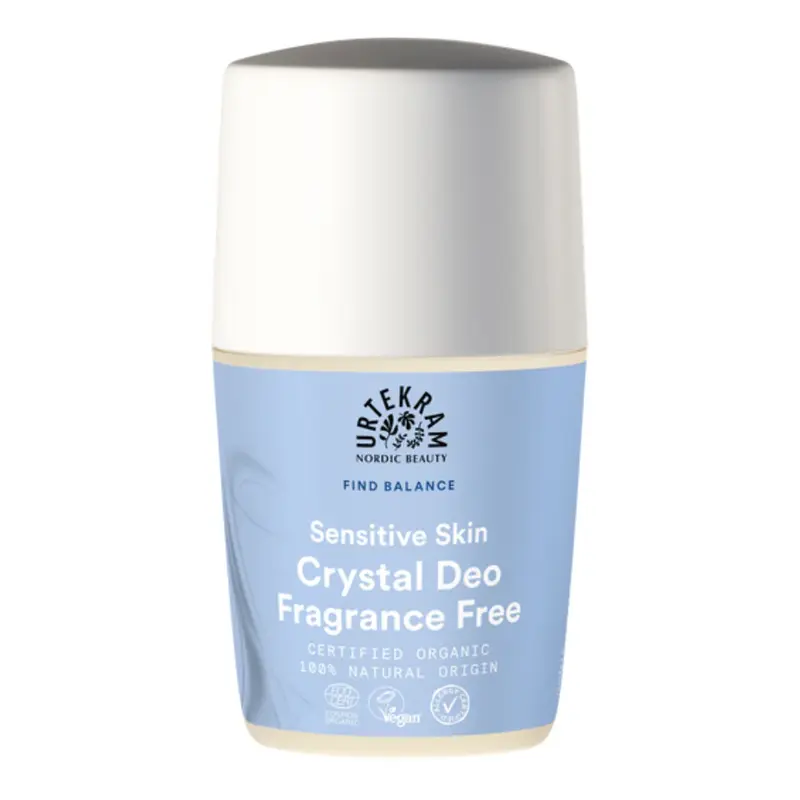 Urtekram Fragrance Free Crystal Deo, 50ml