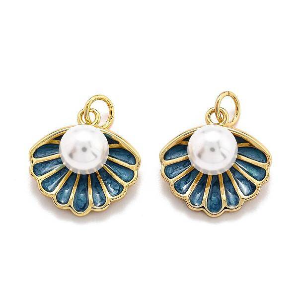 Brass Enamel Pendants