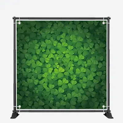 Dense Dark Green Clovers St Patricks Day Backdrop - Aperturee