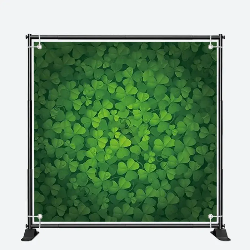 Dense Dark Green Clovers St Patricks Day Backdrop - Aperturee