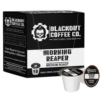 Morning Reaper Medium Roast Coffee Pods 18CT