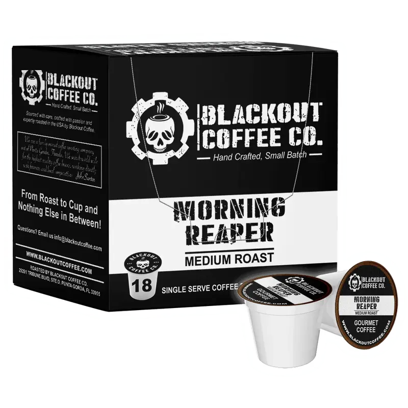 Morning Reaper Medium Roast Coffee Pods 18CT