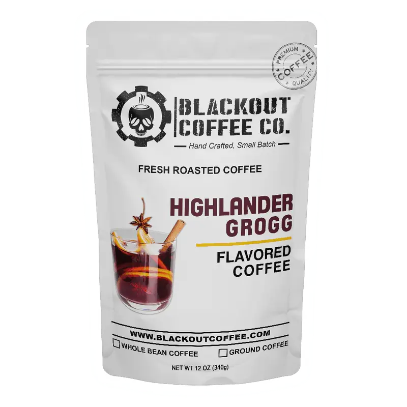 Highlander Grogg Flavored Coffee - Gift for Coffee Lover