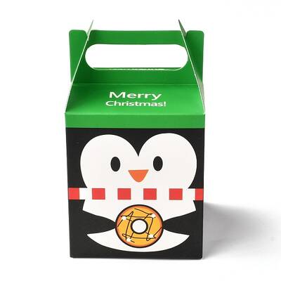 Christmas Theme Paper Fold Gift Boxes