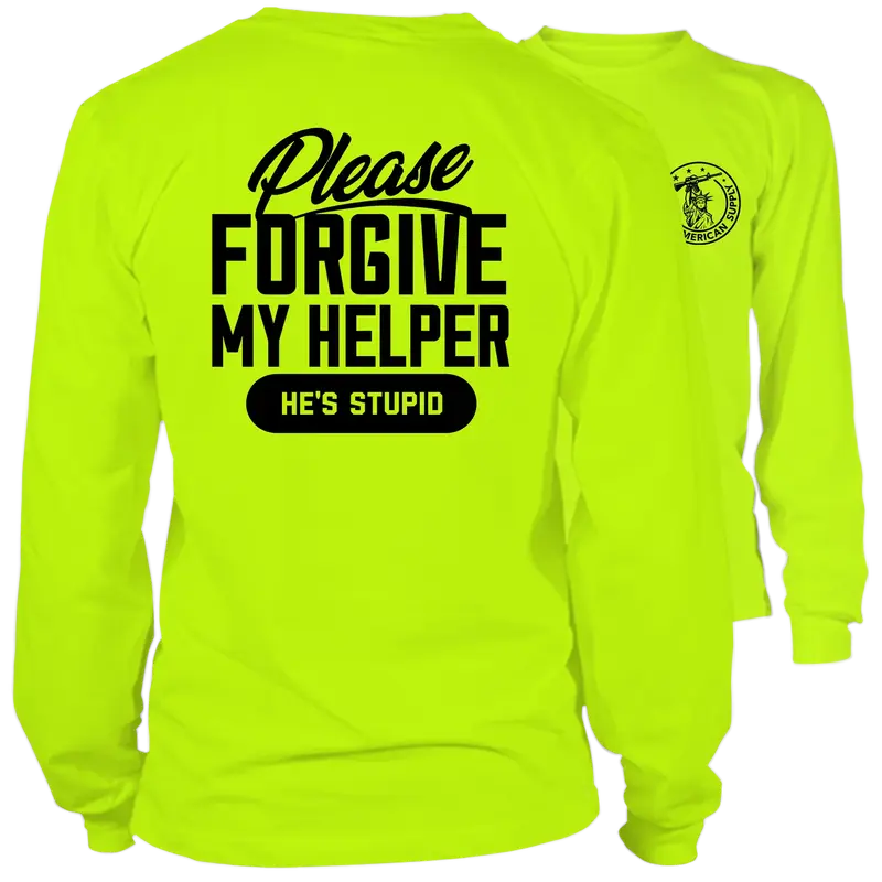 My Helper - Long Sleeve Hi-Vis T-Shirt