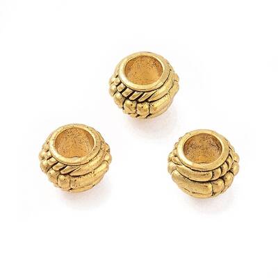 Tibetan Style Alloy European Beads
