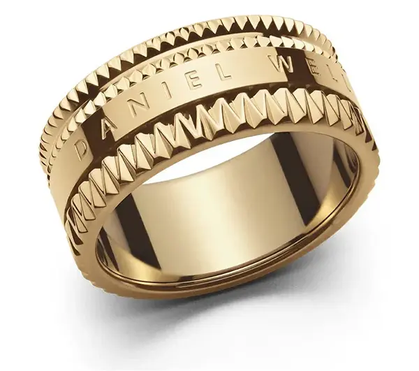 Daniel wellington Unmissable Elevation Gold Plated Ring DW0040026 - Circumference: 68 mm