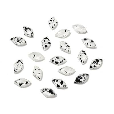 Spot Pattern Resin Cabochons