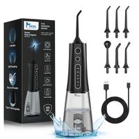 Mocel Powerful Multifunctional Water Flosser for Teeth Cleaning with 5 Modes 6 Jet Tips IPX7 waterproof Teethfloss for Home T...