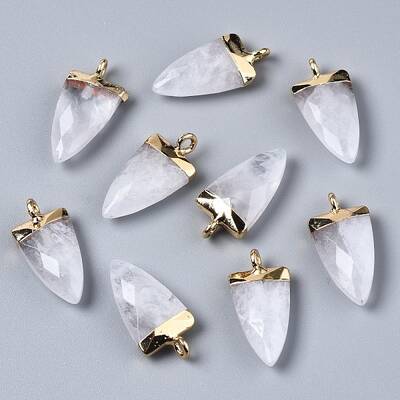 Natural Quartz Crystal Pendants