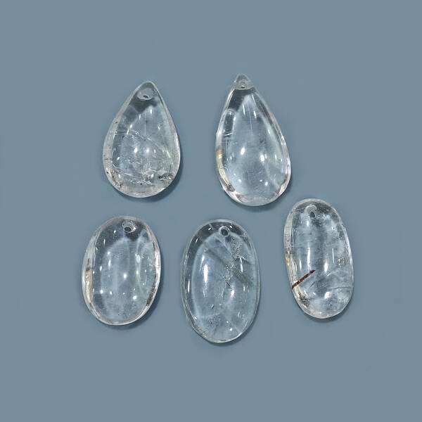 Natural Quartz Crystal Pendants