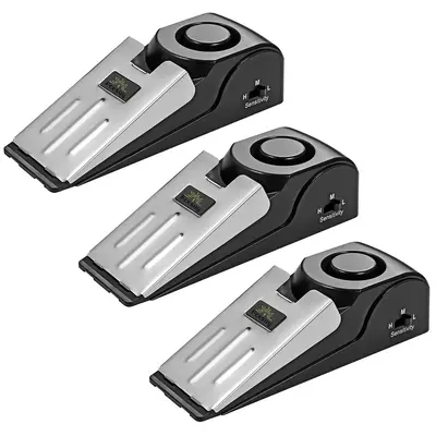 FCESUY  Defense Robbery decorations Door Stop Alarm, Door Stopper Security for Home Travel Apartment with 120DB Siren Portabl...
