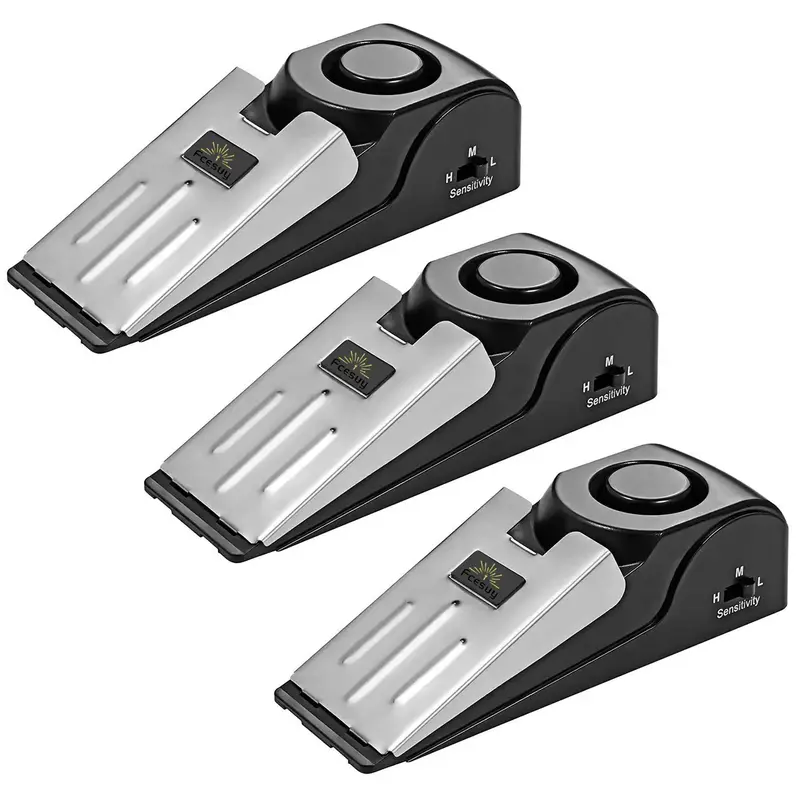 FCESUY  Defense Robbery decorations Door Stop Alarm, Door Stopper Security for Home Travel Apartment with 120DB Siren Portabl...