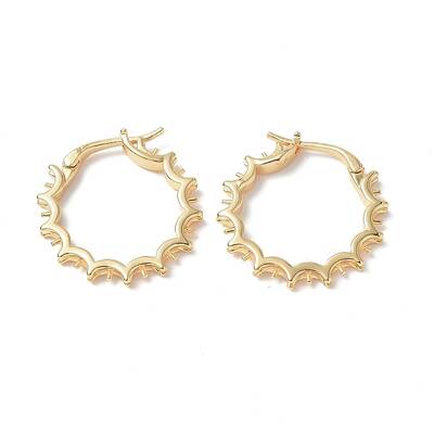 Brass Hoop Earring Finding
