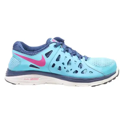 NIKE Sneaker Trainers Blue Synthetic Womens UK 5