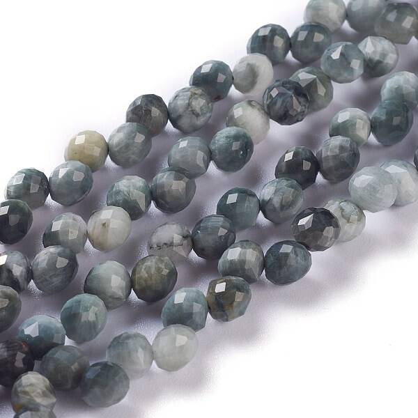 Natural Eagle Eye Stone  Beads Strands