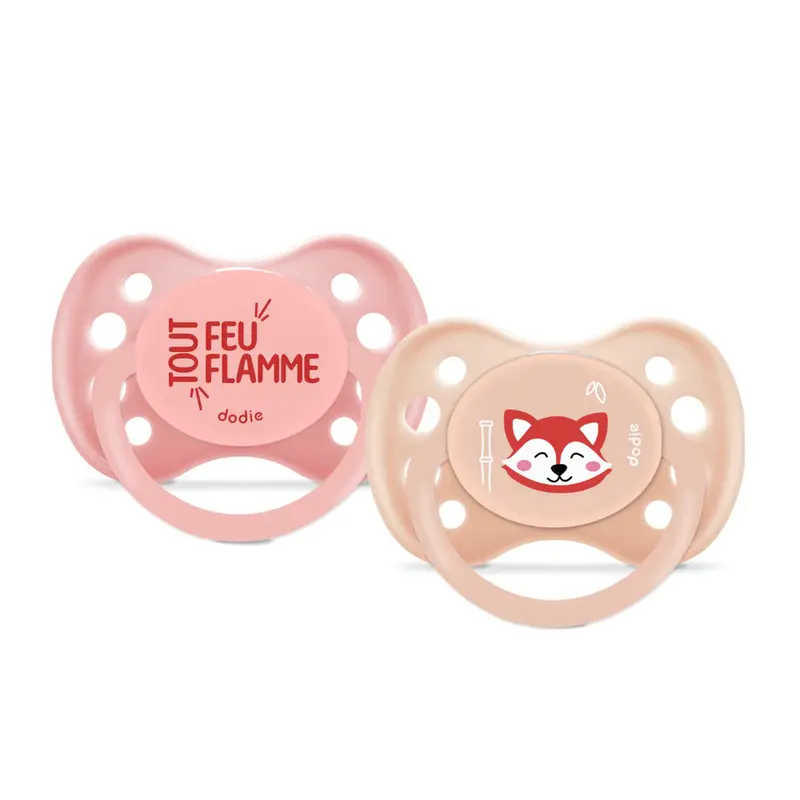 Dodie Anatomical Pacifier - +6 months - Panda Roux A103