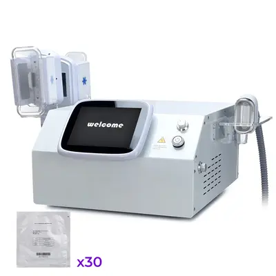 Body Shaping and Facial Contouring Vacuum Cooling Machine with 3 Handles