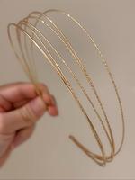 Women's Elegant Minimalist Headband, Trendy Plain Color Multi-layer Headband, Chic All-match Hair Accessories for Women & Gir...
