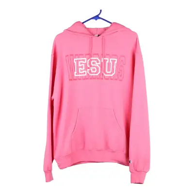 ESU Champion Hoodie - Large Pink Cotton Blend