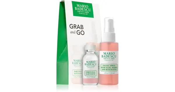 Mario Badescu GRAB and GO travel kit for una perfect skin