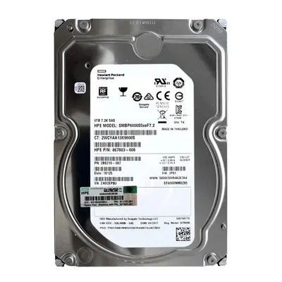 ST6000NM0285 Seagate 6TB 12Gb/s SAS 7200 3.5-inch 256MB Hard Drive