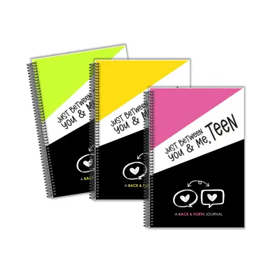 Just Between You & Me Teen - Back and Forth Journal with Over 50 Unique Prompts for Creative Reflections 9x6\