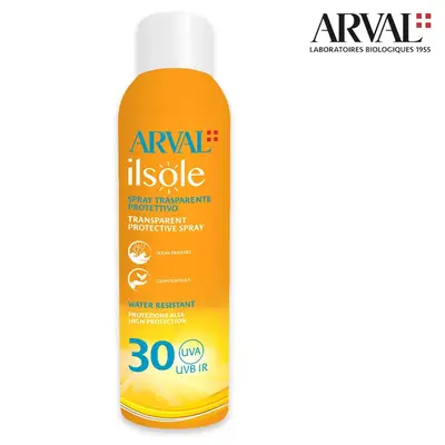 Arval the sun - transparent protective spray spf30 200 ml.