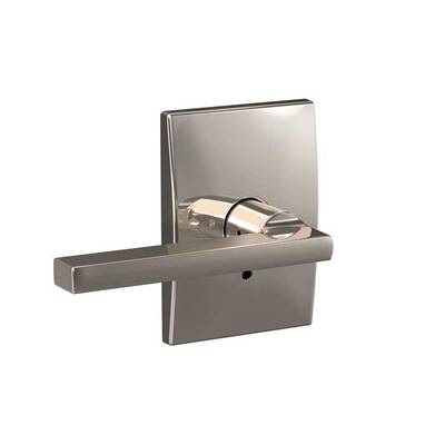 Schlage Residential Fc21 Custom Combined Passage-Privacy Lever Set And, Latitude, Century Decorative Trim, Bright Polished Ni...