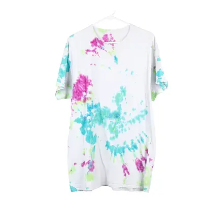 Fruit Of The Loom Tie-Dye T-Shirt - XL Multicoloured Cotton