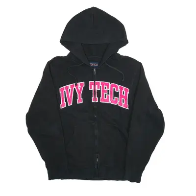 JANSPORT Ivy Tech USA Hoodie Black Full Zip Womens S