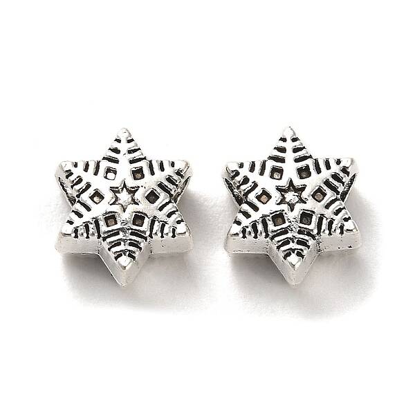 Tibetan Style Alloy European Beads