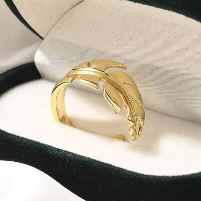 Rack Plating Brass Cuff Finger Rings for Women