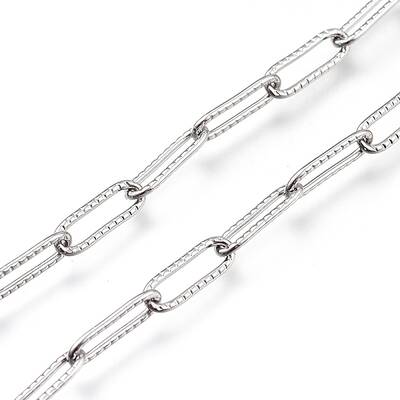 Tarnish Resistant 304 Stainless Steel Cable Chain