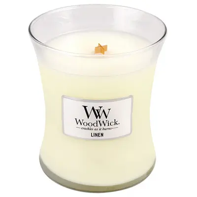 Woodwick Lino scented candle jar 275 g