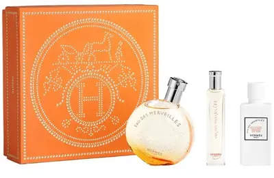Hermes Eau Des Merveilles - Edt 50 Ml + Body Lotion 40 Ml + Edt 15 Ml