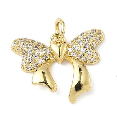 Brass Micro Pave Cubic Zirconia Pendants