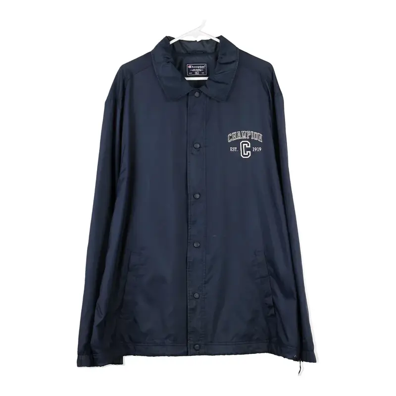 Champion Jacket - XL Navy Nylon