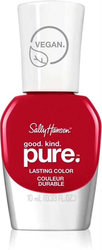 Sally Hansen Good. Kind. Pure. Long-lasting nail polish with a firming effect, Natural Red color, 10 ml