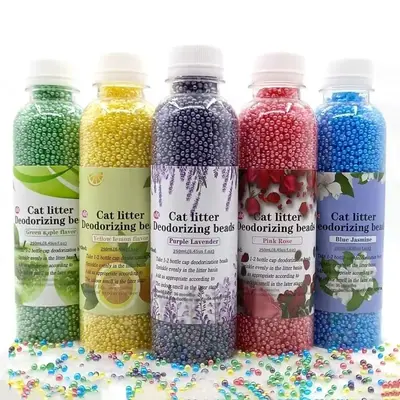 Cat Litter Deodorizing Beads, 1 Count Dust-free and Non-stick Feet Odorless Beads for Pet Litter, Pet Supplies for Dogs & Cat...